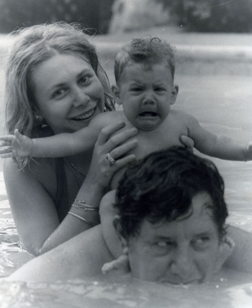 Hurkos family at their home in Studio City