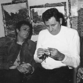 Tony Curtis & Peter Hurkos